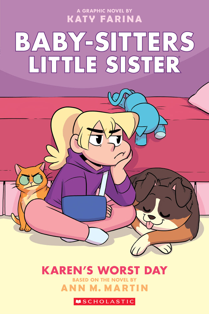 Book cover for Karen's Worst Day: A Graphic Novel (Baby-Sitters Little Sister #3): Volume 3