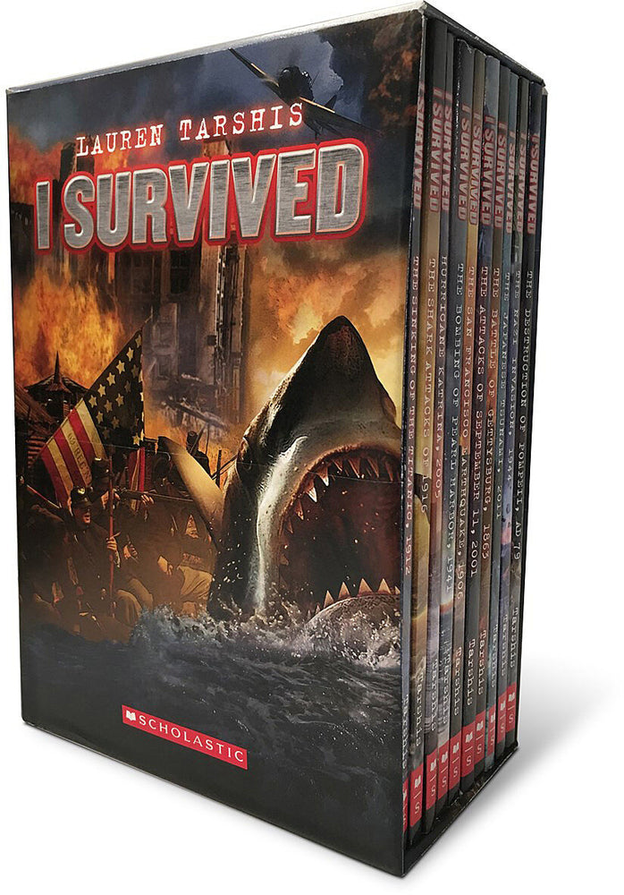 Book cover for I Survived: Ten Thrilling Books (Boxed Set)