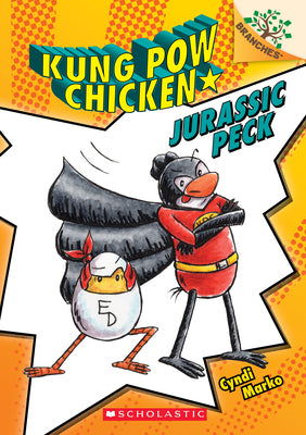 Book cover for Jurassic Peck: A Branches Book (Kung POW Chicken #5): Volume 5