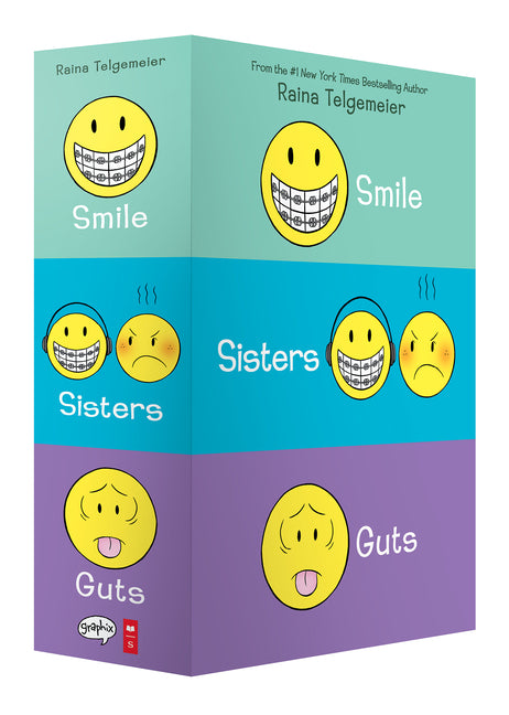 Book cover for Smile, Sisters, and Guts: The Box Set
