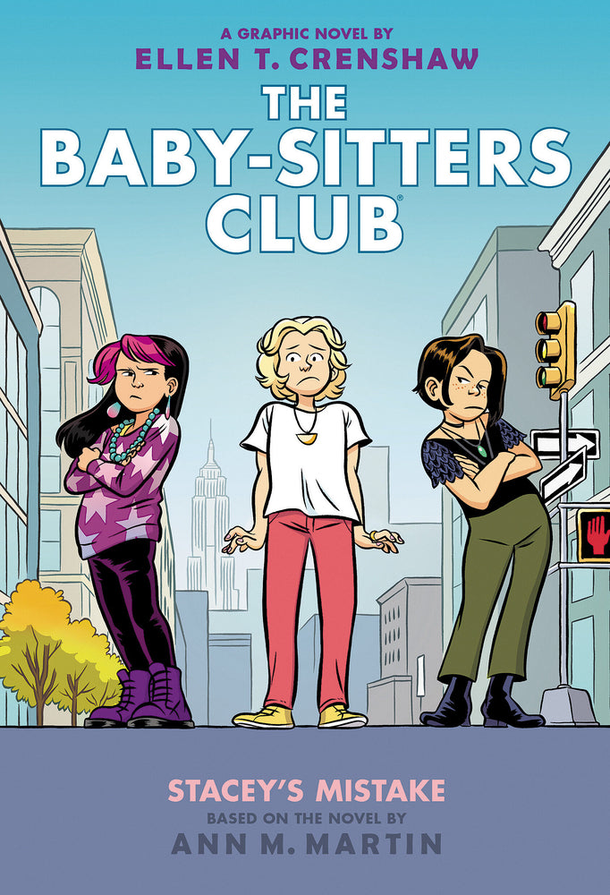 Book cover for Stacey's Mistake: A Graphic Novel (the Baby-Sitters Club #14)