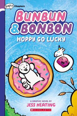 Book cover for Hoppy Go Lucky: A Graphix Chapters Book (Bunbun & Bonbon #2): Volume 2
