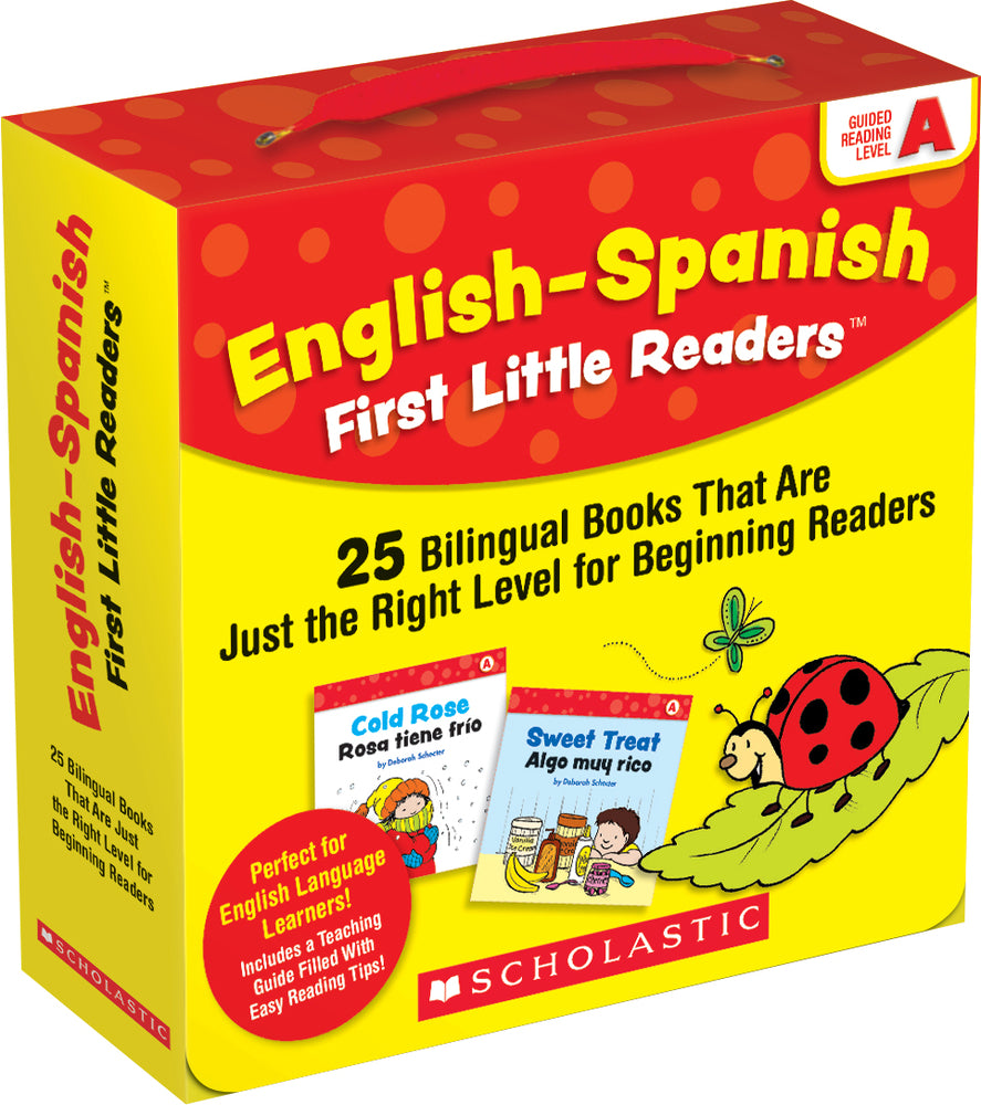 Book cover for English-Spanish First Little Readers: Guided Reading Level a (Parent Pack): 25 Bilingual Books That Are Just the Right Level for Beginning Readers