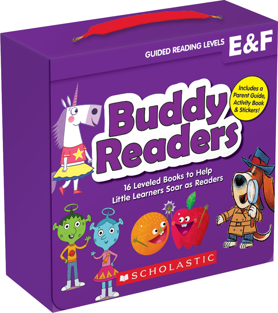 Book cover for Buddy Readers: Levels E & F (Parent Pack): 16 Leveled Books to Help Little Learners Soar as Readers