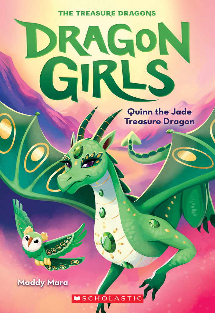 Book cover for Quinn the Jade Treasure Dragon (Dragon Girls #6): Volume 6