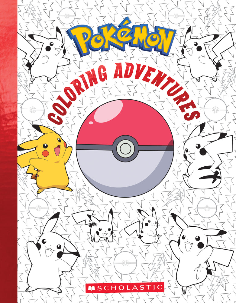 Book cover for Pokémon Coloring Adventures