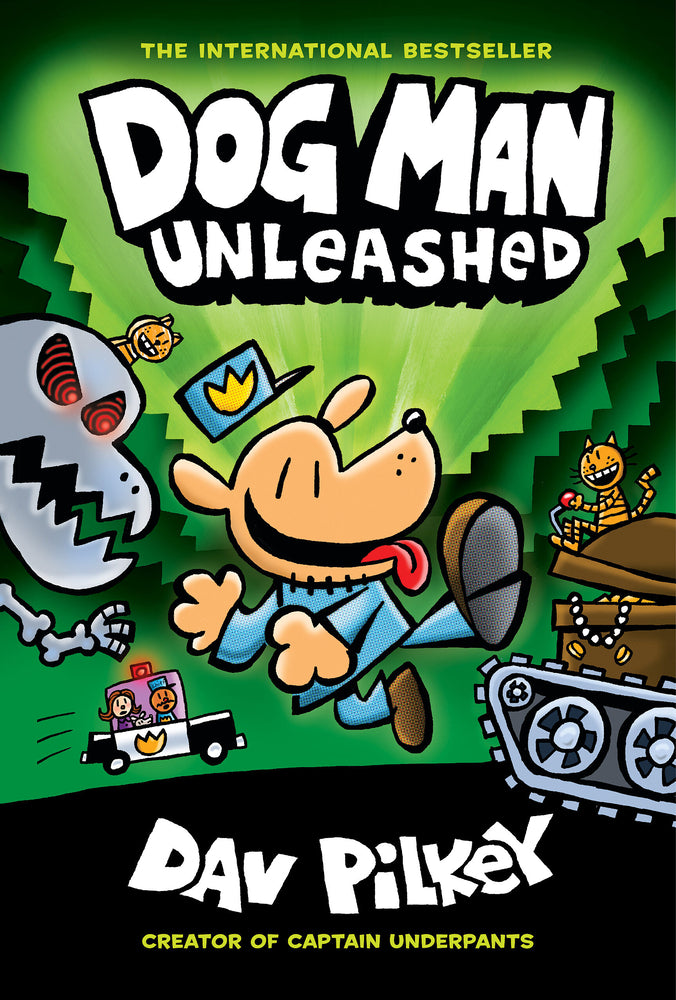 Book cover for Dog Man Unleashed: A Graphic Novel (Dog Man #2): From the Creator of Captain Underpants: Volume 2
