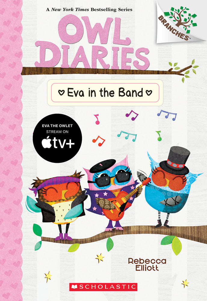 Book cover for Eva in the Band: A Branches Book (Owl Diaries #17)