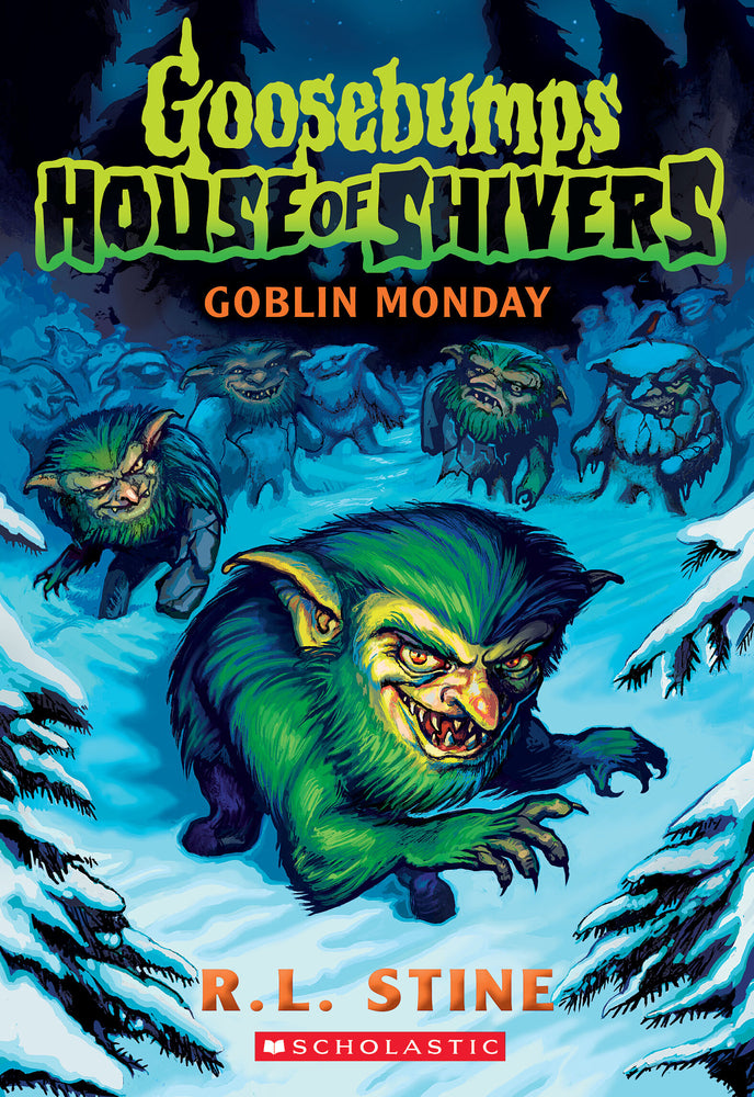 Book cover for Goblin Monday (Goosebumps House of Shivers #2)
