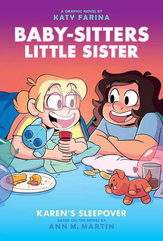 Book cover for Karen's Sleepover: A Graphic Novel (Baby-Sitters Little Sister #8)