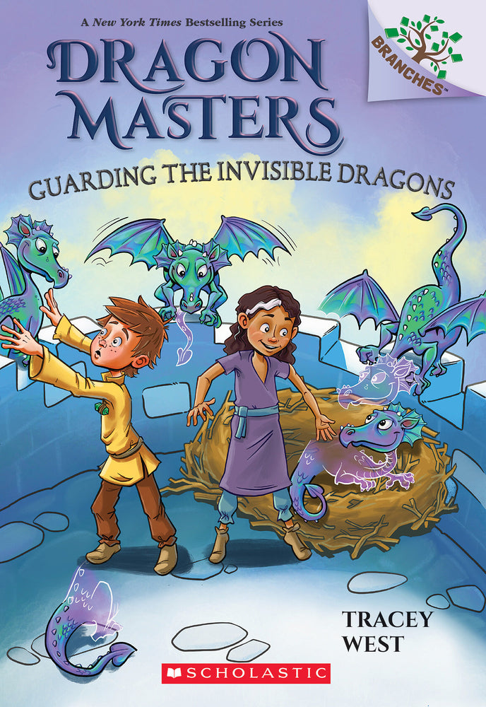 Book cover for Guarding the Invisible Dragons: A Branches Book (Dragon Masters #22)