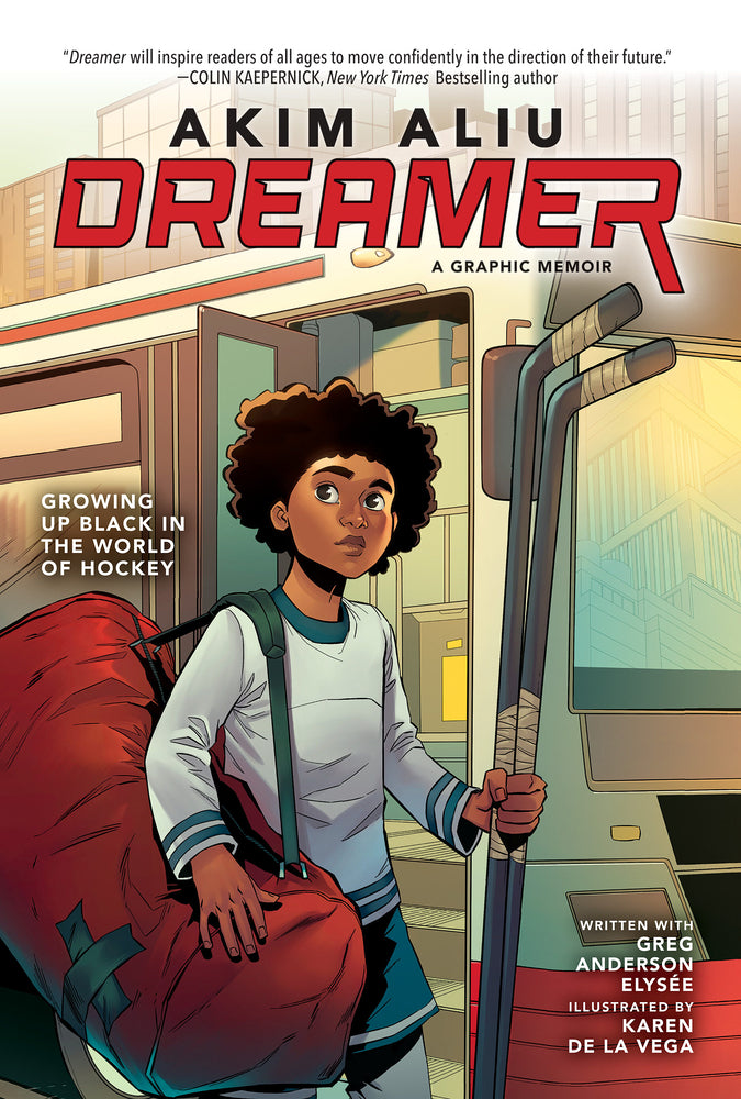 Book cover for Akim Aliu: Dreamer (Original Graphic Memoir)