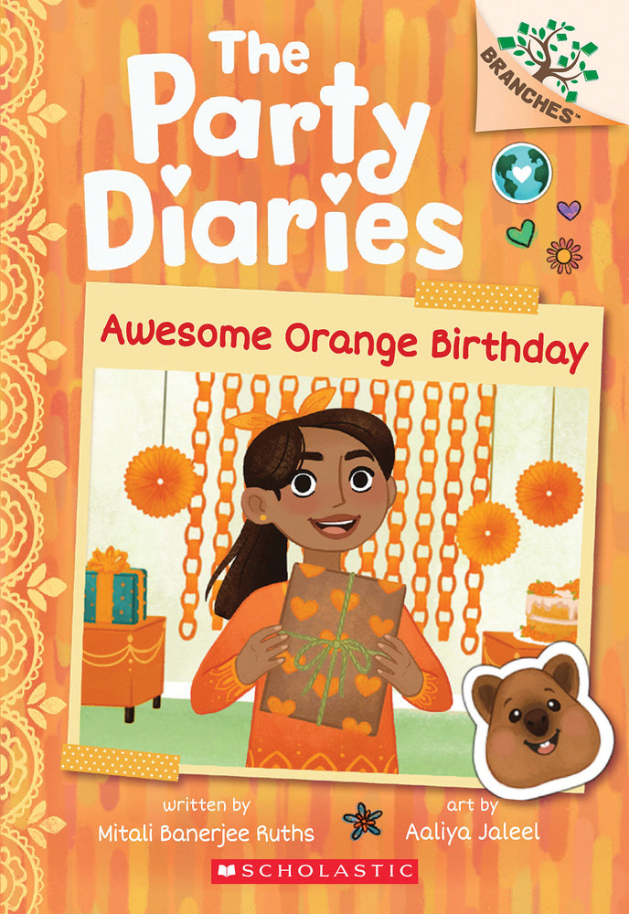 Book cover for Awesome Orange Birthday: A Branches Book (the Party Diaries #1)