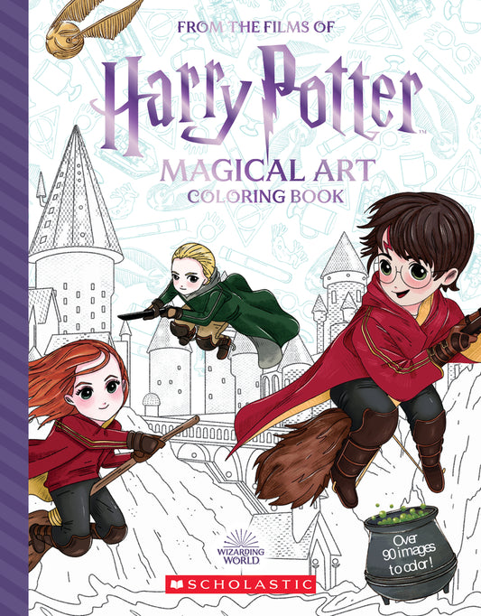 Book cover for Magical Art Coloring Book (Harry Potter)