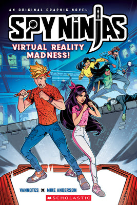 Book cover for Spy Ninjas Official Graphic Novel: Virtual Reality Madness!