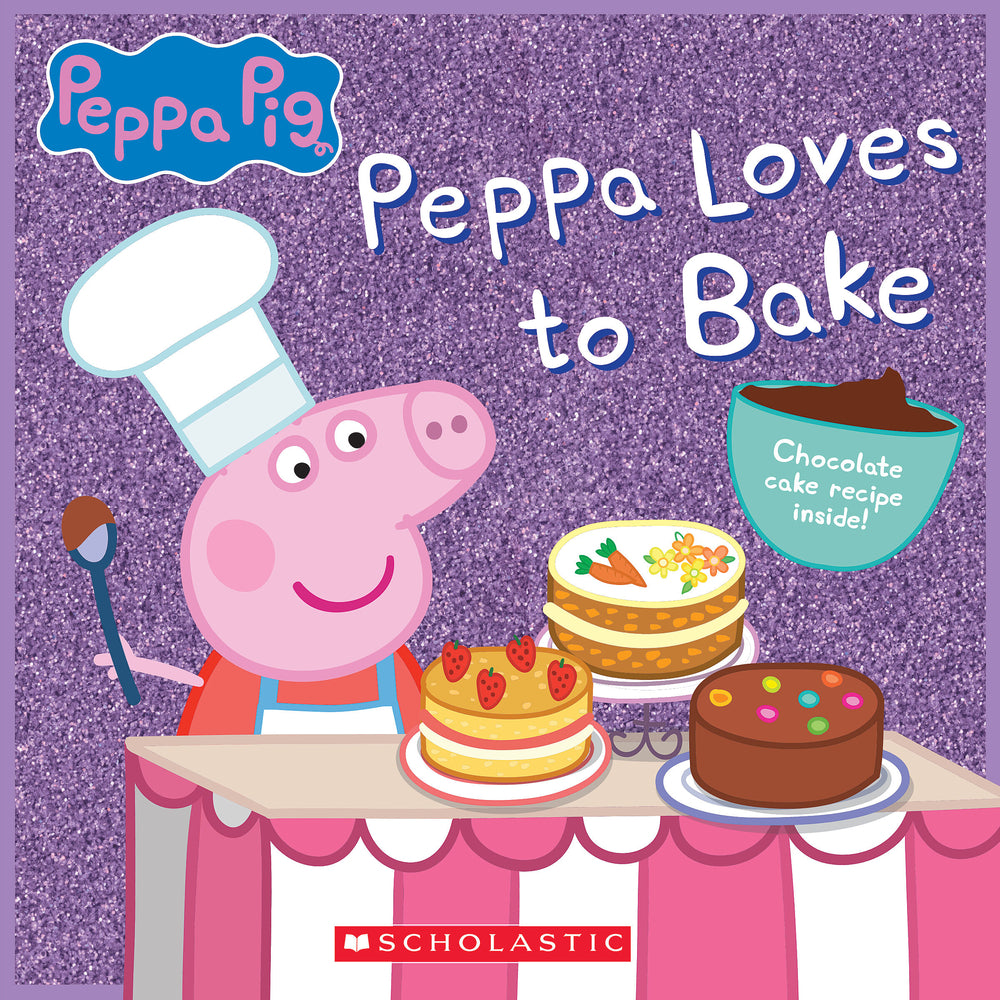 Book cover for Peppa Loves to Bake (Peppa Pig)