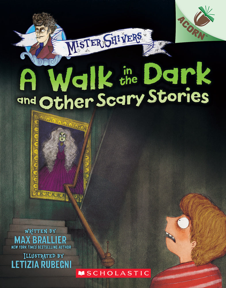 Book cover for A Walk in the Dark and Other Scary Stories: An Acorn Book (Mister Shivers #4)