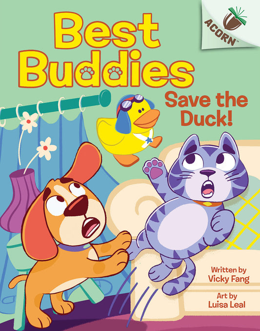 Book cover for Save the Duck!: An Acorn Book (Best Buddies #2)