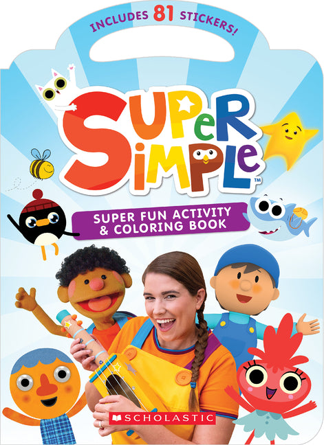 Book cover for Super Fun Activity and Coloring Book (Super Simple Activity Books)