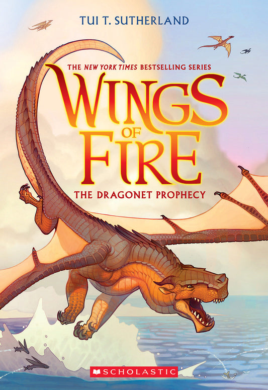 Book cover for The Dragonet Prophecy (Wings of Fire #1)