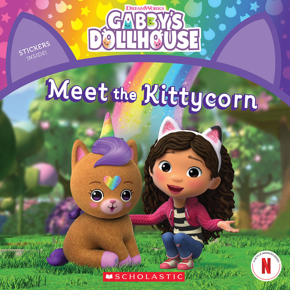 Book cover for Meet the Kittycorn (Gabby's Dollhouse Storybook)