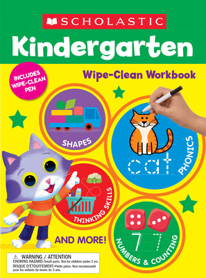 Book cover for Kindergarten Wipe-Clean Workbook