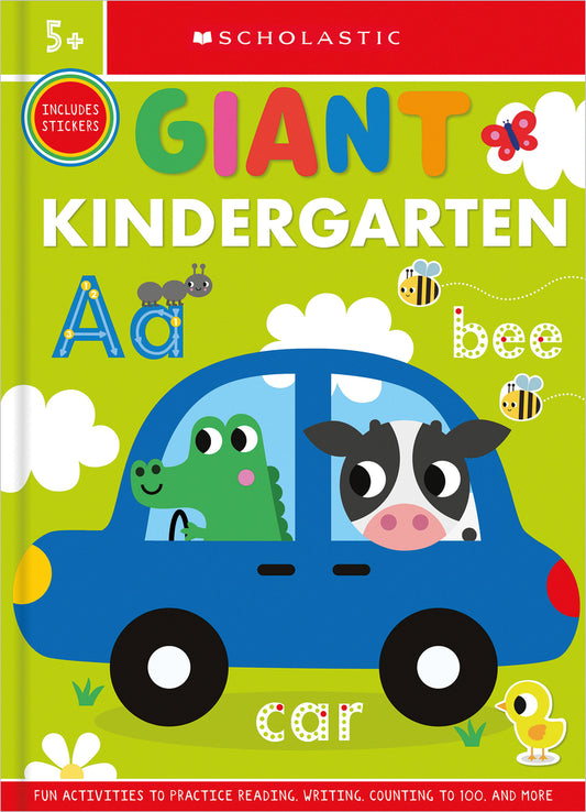 Book cover for Giant Kindergarten Workbook: Scholastic Early Learners (Giant Workbook)