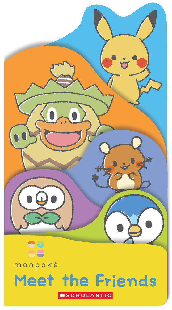 Book cover for Meet the Friends (Monpoké Board Book)