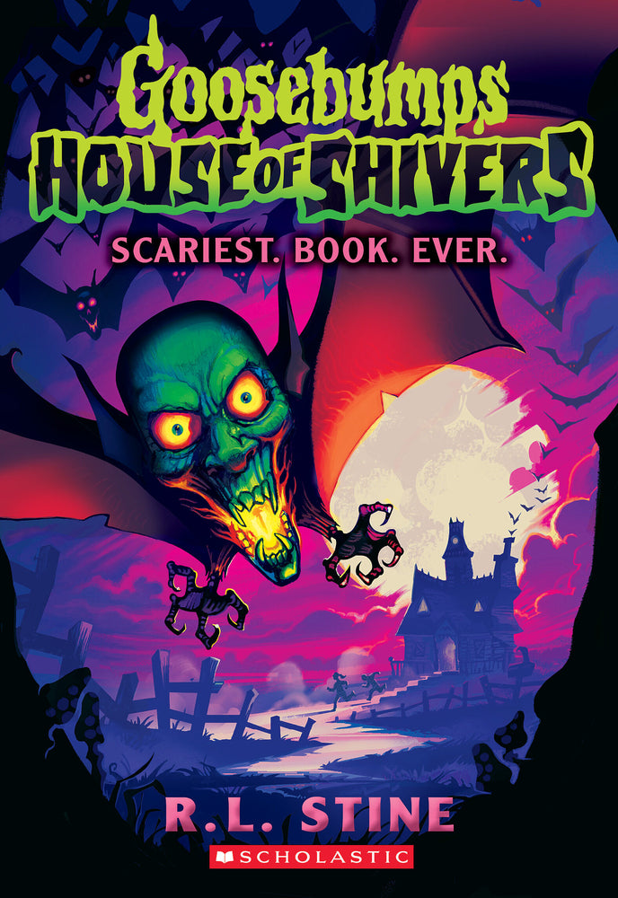 Book cover for Scariest. Book. Ever. (Goosebumps House of Shivers #1)