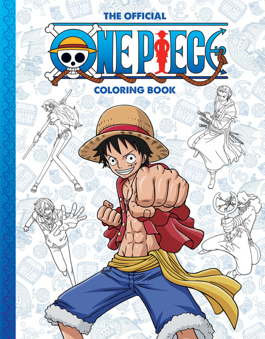 Book cover for One Piece: The Official Coloring Book