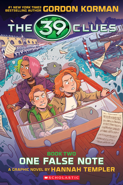 Book cover for 39 Clues: One False Note: A Graphic Novel (39 Clues Graphic Novel #2)