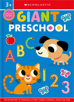 Book cover for Giant Preschool Workbook: Scholastic Early Learners (Workbook)
