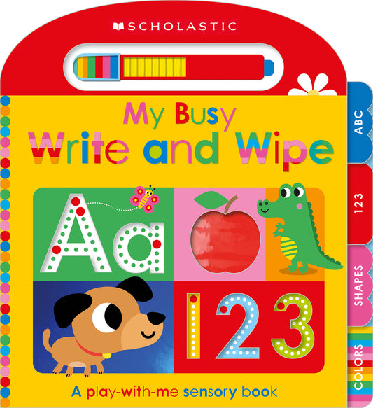 Book cover for My Busy Write-And-Wipe: Scholastic Early Learners