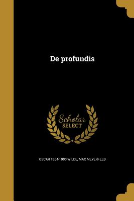 Book cover for De profundis