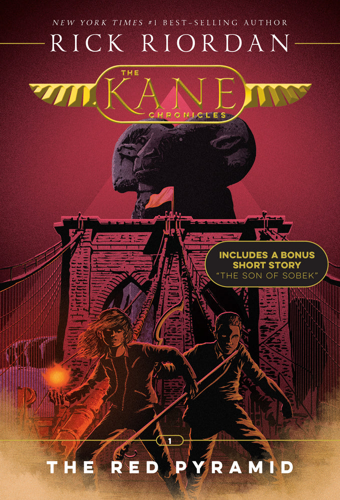 Book cover for Kane Chronicles, The, Book One: Red Pyramid, The-The Kane Chronicles, Book One