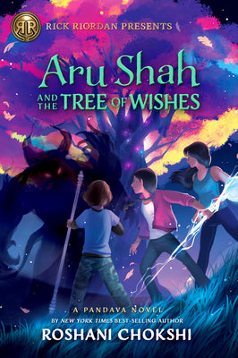 Book cover for Rick Riordan Presents Aru Shah and the Tree of Wishes (a Pandava Novel Book 3)