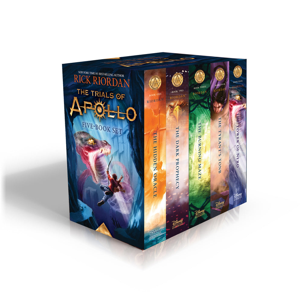 Book cover for Trials of Apollo, the 5book Paperback Boxed Set