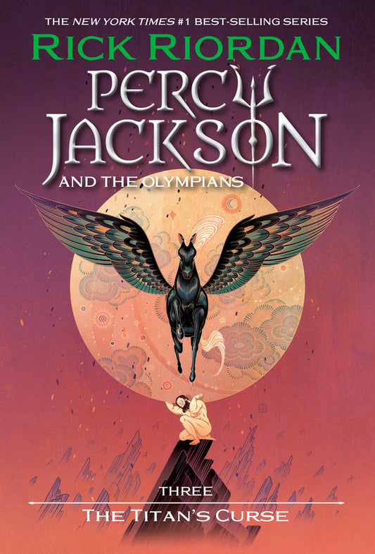 Book cover for Percy Jackson and the Olympians, Book Three: The Titan's Curse