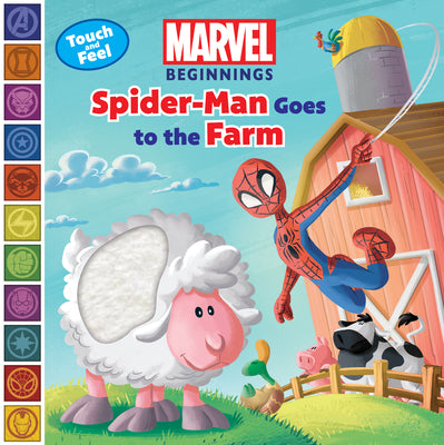 Book cover for Marvel Beginnings: Spider Man Goes to the Farm