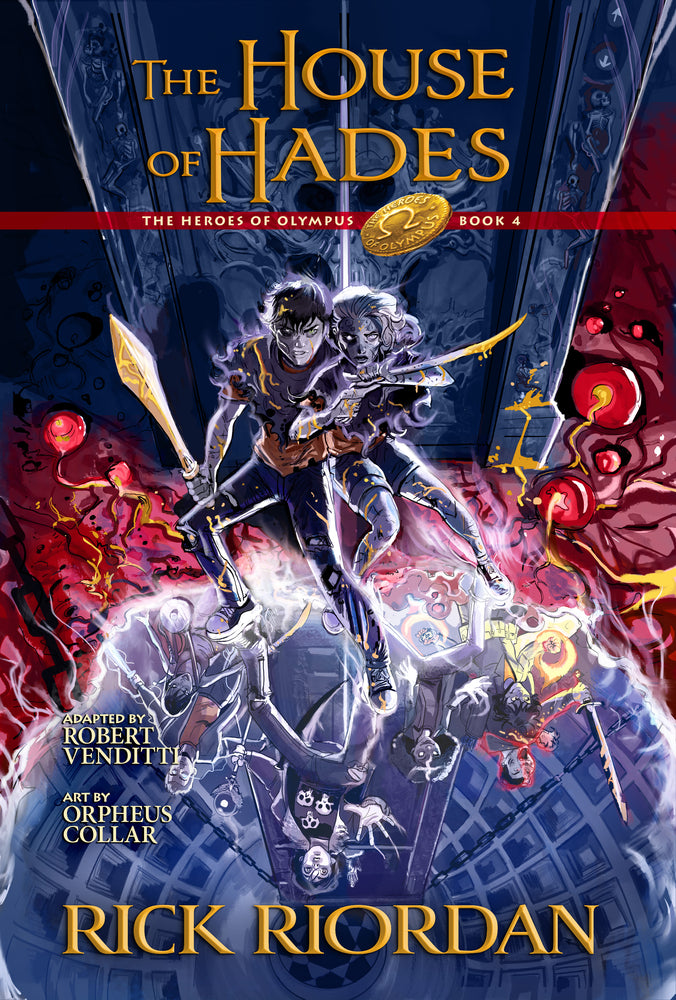 Book cover for The House of Hades: The Graphic Novel: Heroes of Olympus, Book 4