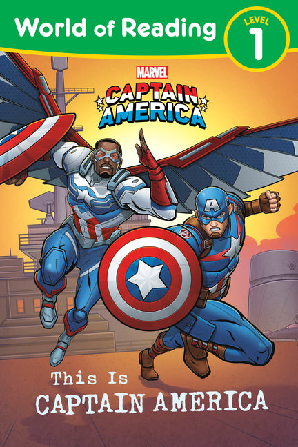 Book cover for World of Reading: This Is Captain America: Level 1 Reader