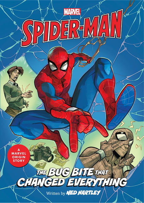 Book cover for Spider-Man: The Bug Bite That Changed Everything: A Marvel Origin Story