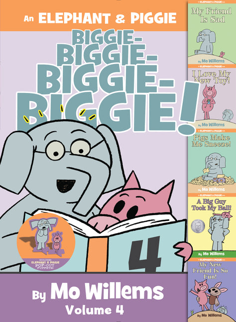 Book cover for Elephant & Piggie Biggie! Volume 4