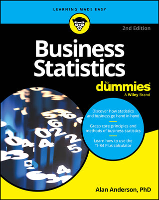 Book cover for Business Statistics for Dummies