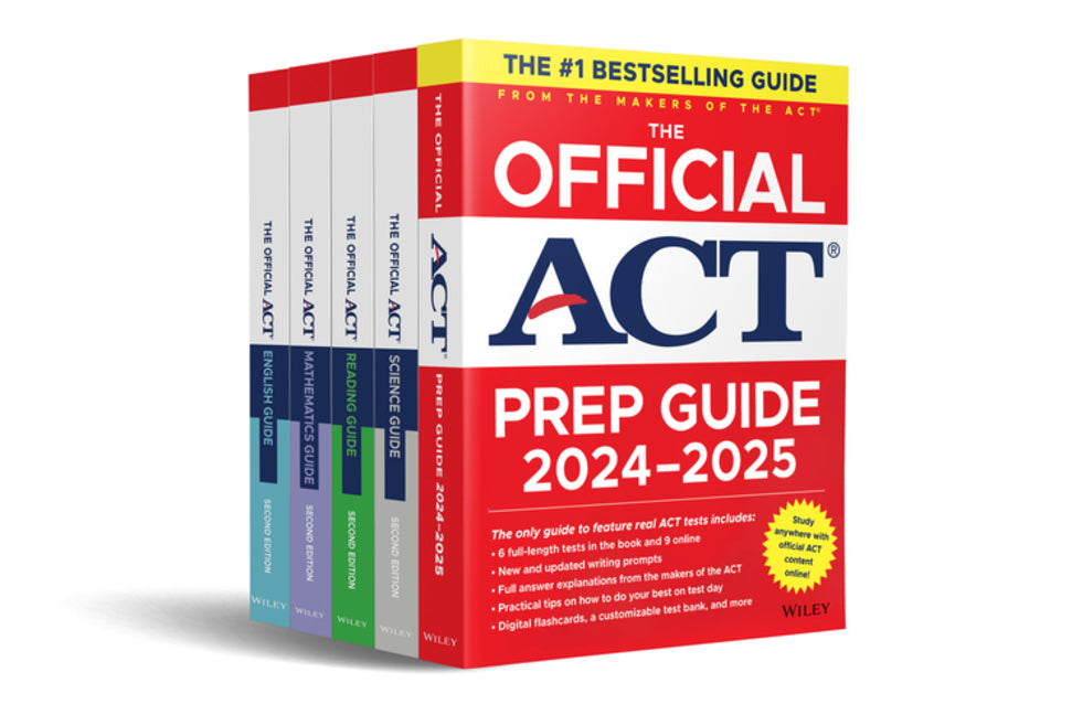 Book cover for Official ACT Prep & Subject Guides 2024-2025 Complete Set