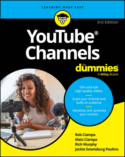 Book cover for Youtube Channels for Dummies