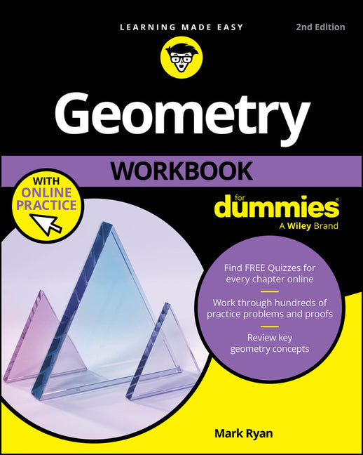Book cover for Geometry Workbook for Dummies