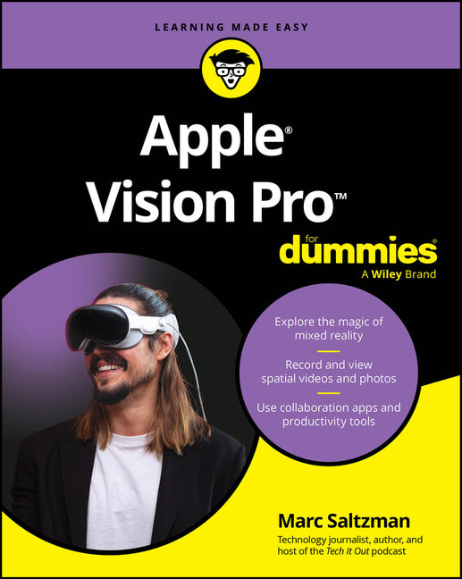Book cover for Apple Vision Pro for Dummies