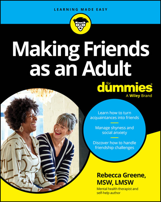 Book cover for Making Friends as an Adult for Dummies