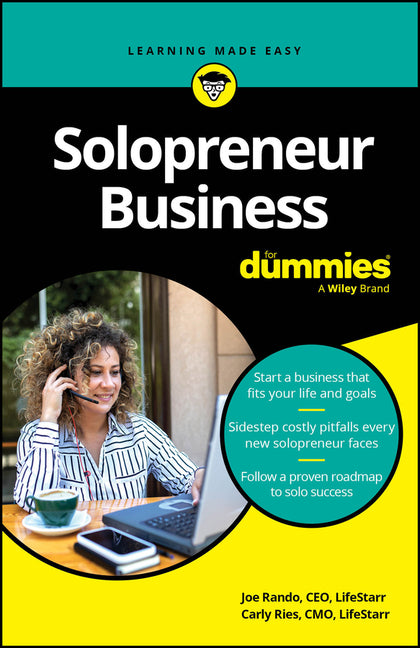 Book cover for Solopreneur Business for Dummies